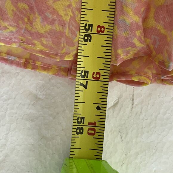 NWT Betsey Johnson Maxi Dress SZ 4 Pleated Pink Animal Print Prom Event Party - Picture 11 of 11